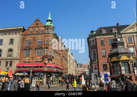 Kongens Nytorv, Kopenhagen, Dänemark Stockfoto