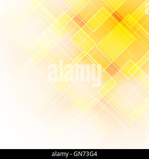 transparente Formen und Linien Hintergrund mit gold Herbstfarbe Stockfoto