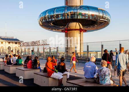 British Airways i360 Aussichtsturm, Brighton, Sussex, Großbritannien Stockfoto