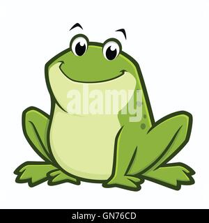 Cartoon Fat Frog Stock Vektor