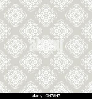 Nahtloser Vektor Damast-Muster Stock Vektor