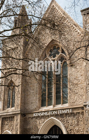 Kensington-Tempel, Elim Pfingstkirche, Notting Hill Gate, London, England, UK Stockfoto