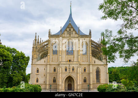 Kirche der Heiligen Barbara eine römisch-katholische Kirche im gotischen Stil in Kutna Hora Tschechien Europa Stockfoto