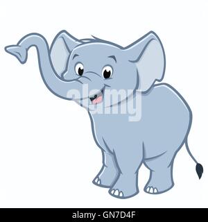 Cartoon Baby-Elefant Stock Vektor