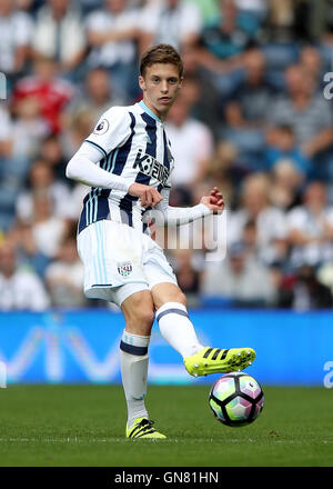 West Bromwich Albion's Sam Field in der Premier League match bei The Hawthorns, West Bromwich. PRESSEVERBAND Foto. Bild Datum: Sonntag, 28. August 2016. Vgl. PA Geschichte Fußball West Brom. Bildnachweis sollte lauten: Nick Potts/PA Wire. Einschränkungen: EDITORIAL verwenden nur keine unbefugten Audio, Video, Daten, Spielpläne, Verbandsliga/Logos oder "live"-Dienste. Im Spiel Onlinenutzung beschränkt auf 75 Bilder, keine video Emulation. Keine Verwendung in Wetten, Spiele oder Vereinsspieler/Liga/Einzelpublikationen. Stockfoto