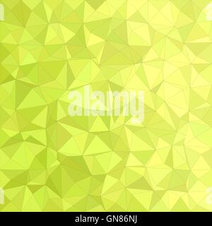 Gelbes Dreieck unregelmäßigen Mosaik Vektor Hintergrund Stock Vektor