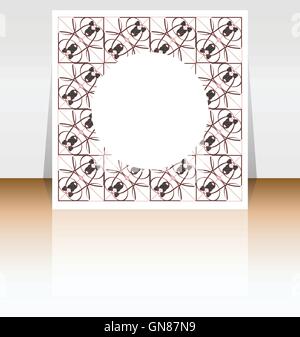 Präsentation der Flyer Design Inhalt Hintergrund. bearbeitbares Vektor-illustration Stock Vektor