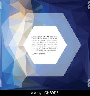 Geometrische dreieckigen Abstract Vector Hintergrund. Stock Vektor