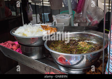 Lady Food Street Hersteller Stockfoto