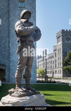 George S. Patton Monument, United States Military Academy West Point, NY, USA Stockfoto