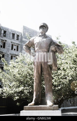 General Douglas MacArthur Statue, United States Military Academy in West Point, NY, USA Stockfoto