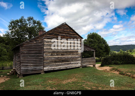 Bauernhaus in Cades Cove, Tennessee, USA am 9. August 2016. Stockfoto