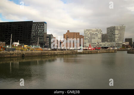 Canning, Docks und Mann Insel Liverpool ein Hafenbecken Merseyside UK Stockfoto