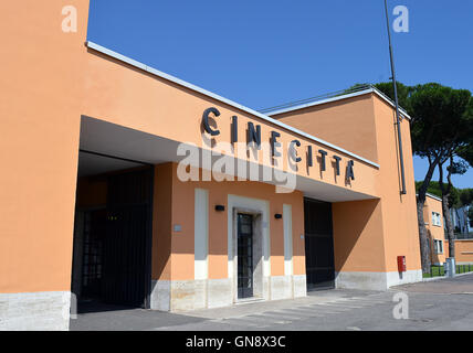 Die Filmstudios Cinecittà, das Histoic Herz der italienischen Filmindustrie Stockfoto