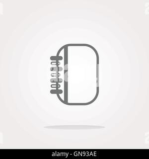 Symbol zu dokumentieren. Dokument-Symbol Vektor. Icon Art zu dokumentieren. Icon Eps zu dokumentieren. Symbolbild zu dokumentieren. Dokument-Symbol Logo. Ico zu dokumentieren Stock Vektor