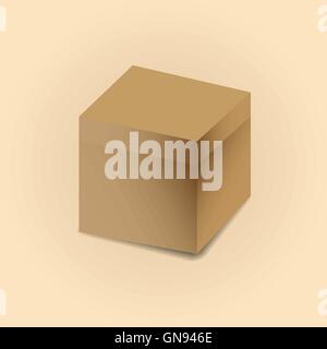 Karton-Vektor-Illustration. Stock Vektor