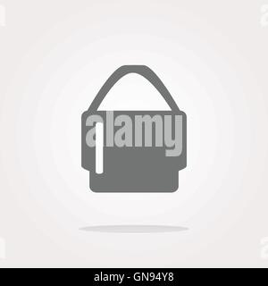 Warenkorb Warenkorb Warenkorb Symbol Vektor, Shopping Tasche flach Symbol, Warenkorb Warenkorb Symbol App Symbol Zeichen-Symbol Stock Vektor