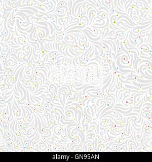 Nahtlose Blumenmuster. Abstrakte Vektormuster Stock Vektor