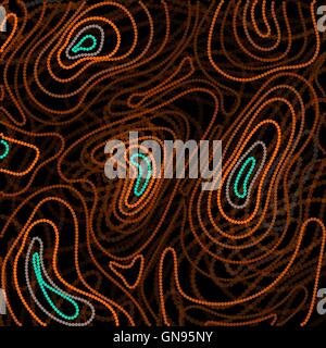 Abstrakter Stil auf der Grundlage des Kunst der australischen Aborigines Stock Vektor