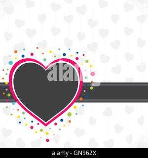 Valentinstag Tag Gruß design Stock Vektor