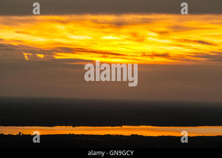 Sunrise View Point aus Phurungka nationale Prak Stockfoto