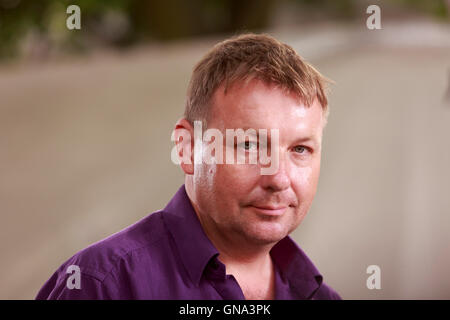 aEdinburgh, UK. 29. August 2016. Edinburgh International Book Festival 17. Tag. Edinburgh International Book Festival findet statt in Charlotte Square Gardens. Edinburgh. Abgebildete Danny Dorling. Pako Mera/Alamy Live-Nachrichten Stockfoto