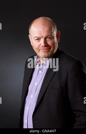 Edinburgh, UK. 29. August 2016. Edinburgh International Book Festival 17. Tag. Edinburgh International Book Festival findet statt in Charlotte Square Gardens. Edinburgh. Abgebildete Mark Thompson. Pako Mera/Alamy Live-Nachrichten Stockfoto