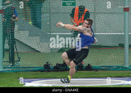 Warschau, Polen. 28. August 2016. Kamila Skolimowska Memorial Leichtathletik-Meeting. Pawel Fajdek (POL), Mens Hammerwurf © Action Plus Sport/Alamy Live News Stockfoto