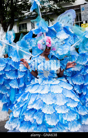 London, UK. 29. August 2016. Feiern auf dem Notting Hill Carnival in London am 29. August 2016. © Tom Arne Hanslien / Stockfoto