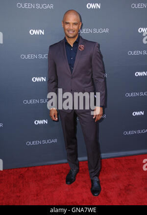 Burbank, CA, USA. 29. August 2016. 29. August 2016 - Burbank, Kalifornien. Dondre Whitfield. Premiere der OWN '' Königin Zucker '' bei Warner Bros.-Studio-Menge. Bildnachweis: Birdie Thompson/AdMedia Credit: Birdie Thompson/AdMedia/ZUMA Draht/Alamy Live-Nachrichten Stockfoto