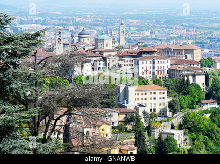 Foto über Bergamo Italien. Stockfoto