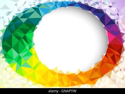 Geometrischen farbigen Hintergrund Stock Vektor