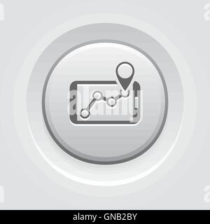 GPS-Navigation-Symbol Stock Vektor