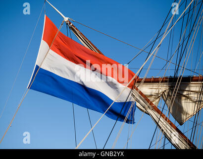 Die Topsail Dreimastschoners "Oosterschelde" Stockfoto