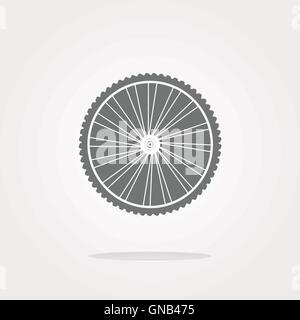 Rad-Icon. Rad-Icon Vektor. Rad-Icon Art. Rad-Icon Eps. Rad-Symbolbild. Rad-Symbol Logo. Rad-Symbol Zeichen. Rad-Symbol Fl Stock Vektor