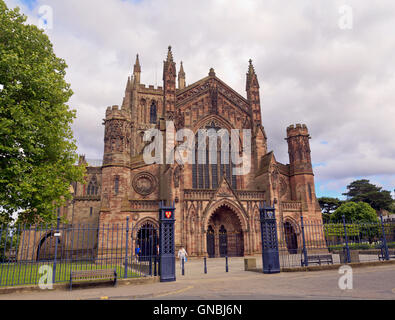 Hereford Kathedrale Stockfoto