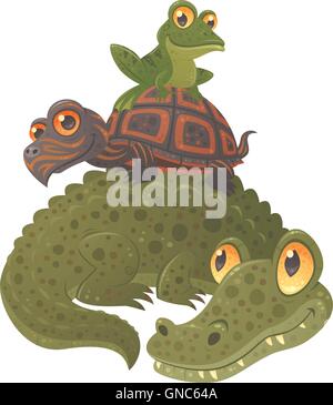 Sumpf-Kader Stock Vektor