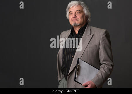 Professor Mann Universität oder Arbeitskollege im studio Stockfoto