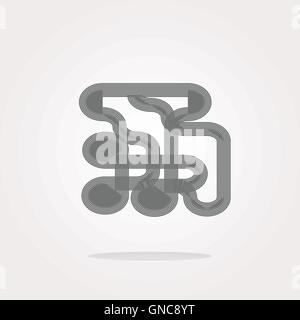 Infografik-Vorlage Symbol Vektor. Infografik-Vorlage Symbol. Infografik-Vorlage graphische Symbol. Infografik-Vorlage Ikonenkunst. Ich Stock Vektor