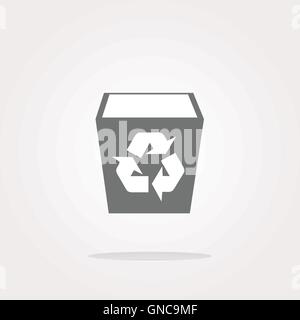 eco recycle bin Icon Vector. eco recycle bin Icon. eco recycle bin Icon Graphic. eco recycle bin Icon Art. eco recycle bin Icon Stock Vektor
