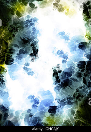Abstrakten Hintergrund Farbe. Winter-Struktur. Computer-Collage. Erde-Konzept. Stockfoto