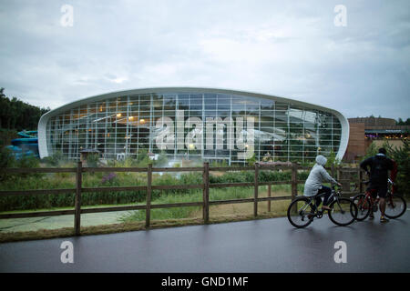 Center Parcs Woburn Wald, neueste Holiday Village Center Parcs UK, befindet sich in Bedfordshire, UK Stockfoto