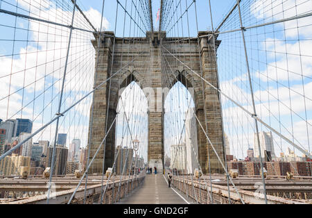 Brooklyn Bridge Stockfoto