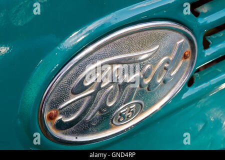 1938 Ford 85 V8 Lkw-detail Stockfoto