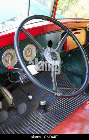 1938 Ford 85 V8 Lkw-detail Stockfoto