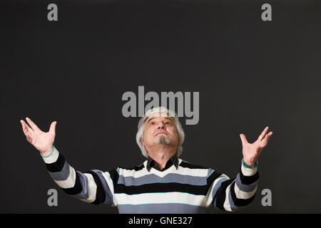 Professor Mann Universität oder Arbeitskollege im studio Stockfoto