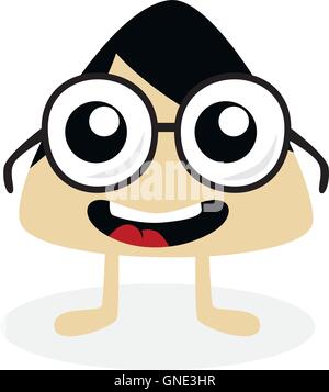 glückliche kleine monster Stock Vektor