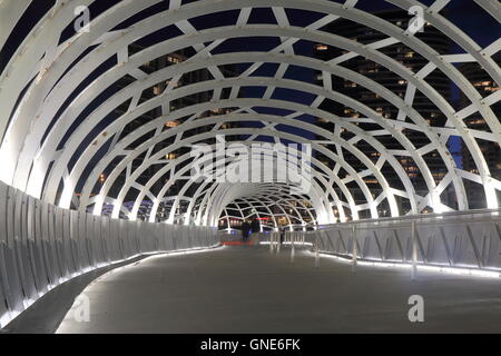 Zeitgenössische Architektur Webb Brücke in Melbourne Australien Stockfoto