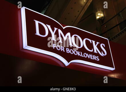 Dymocks Buchhandlung in Australien. Dymocks hat 65 Filialen in Australien und mehrere in Hong Kong. Stockfoto