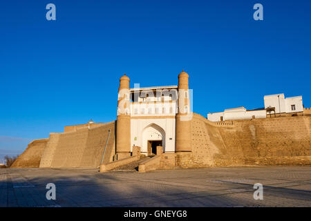 Usbekistan, Buchara, UNESCO-Welterbe, Arche-Festung Stockfoto